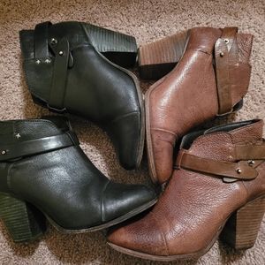 2 pairs rag & bone Harrow booties